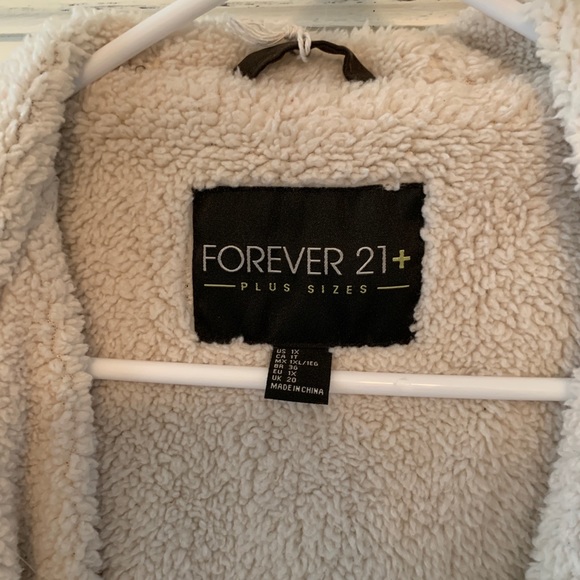 Forever 21+ Fleece Lined Coat - Picture 4 of 4